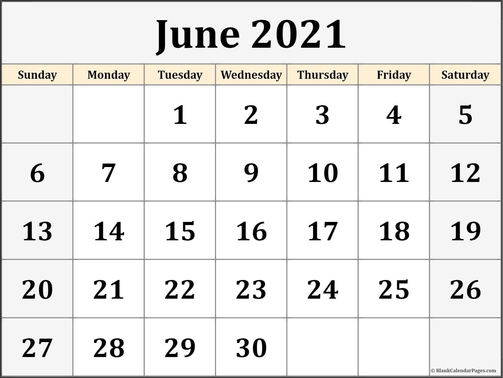 Editable June 2021 Calendar - Calendar 2020 June 2021 Calendar Template Excel