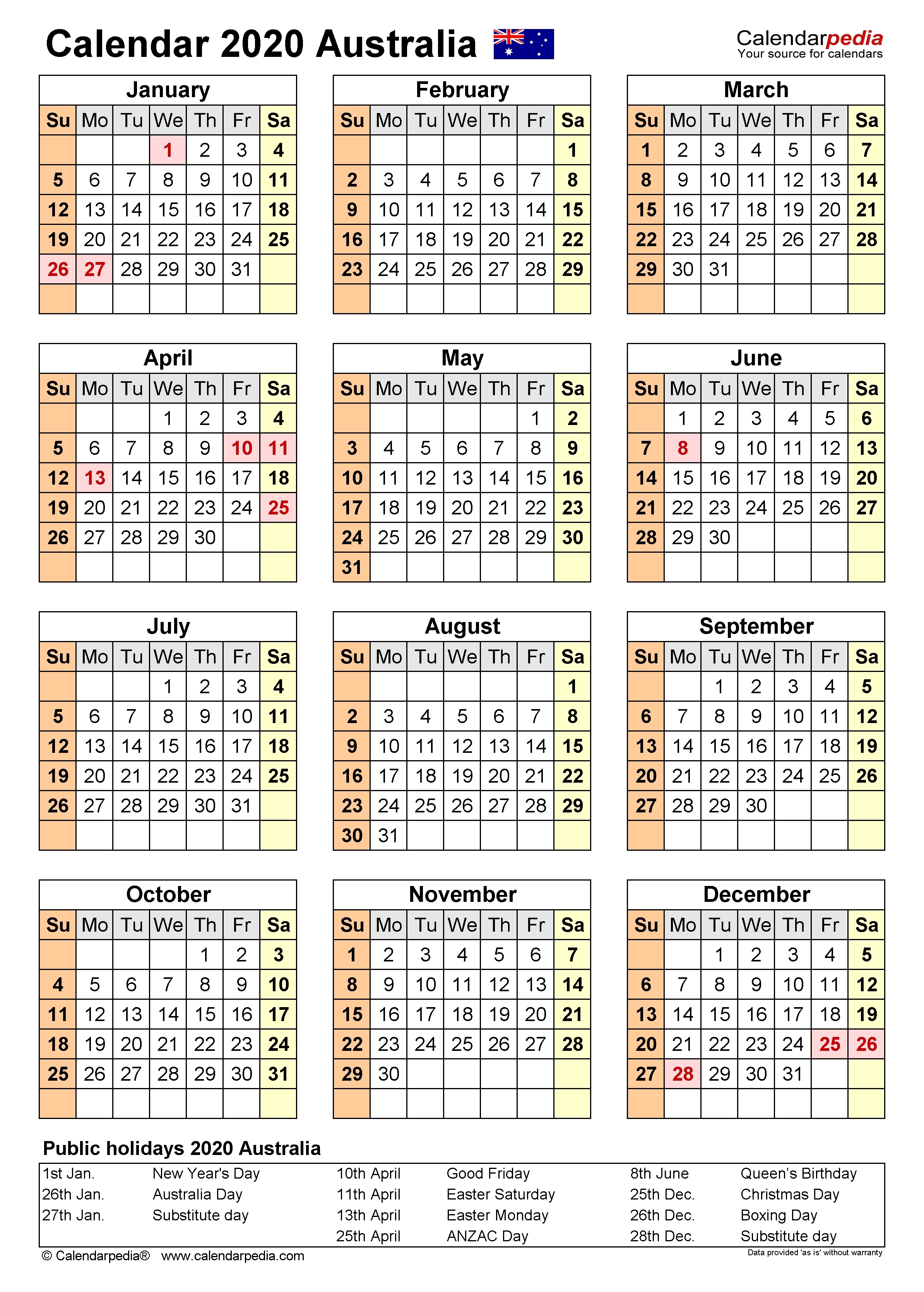 Financial Year 19 Australia - Template Calendar Design July 2021 Calendar Printable Wiki