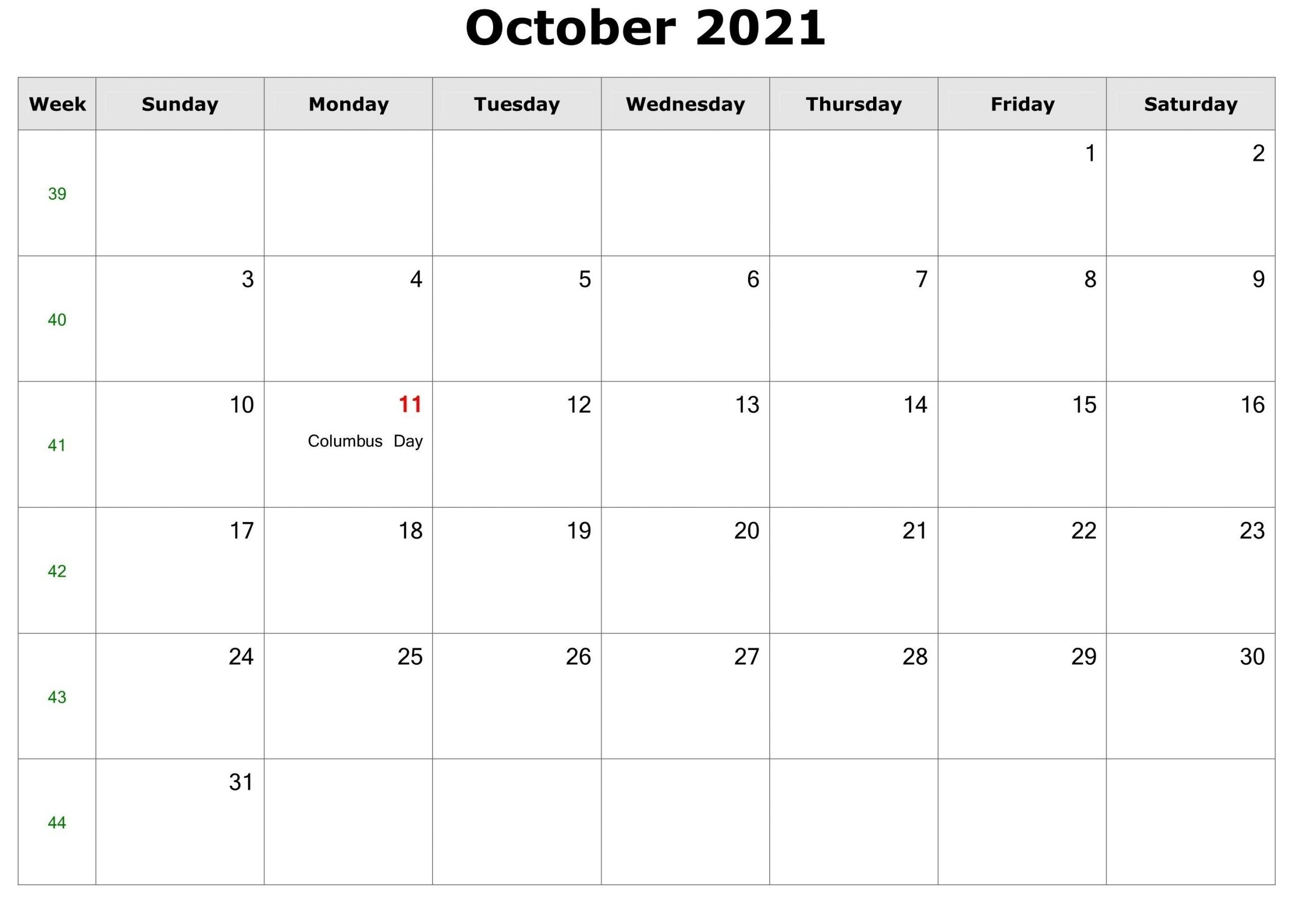 Free Free Blank Calendars 2021 That I Can Type On | Get Your Calendar Printable October 2021 Lunar Calendar