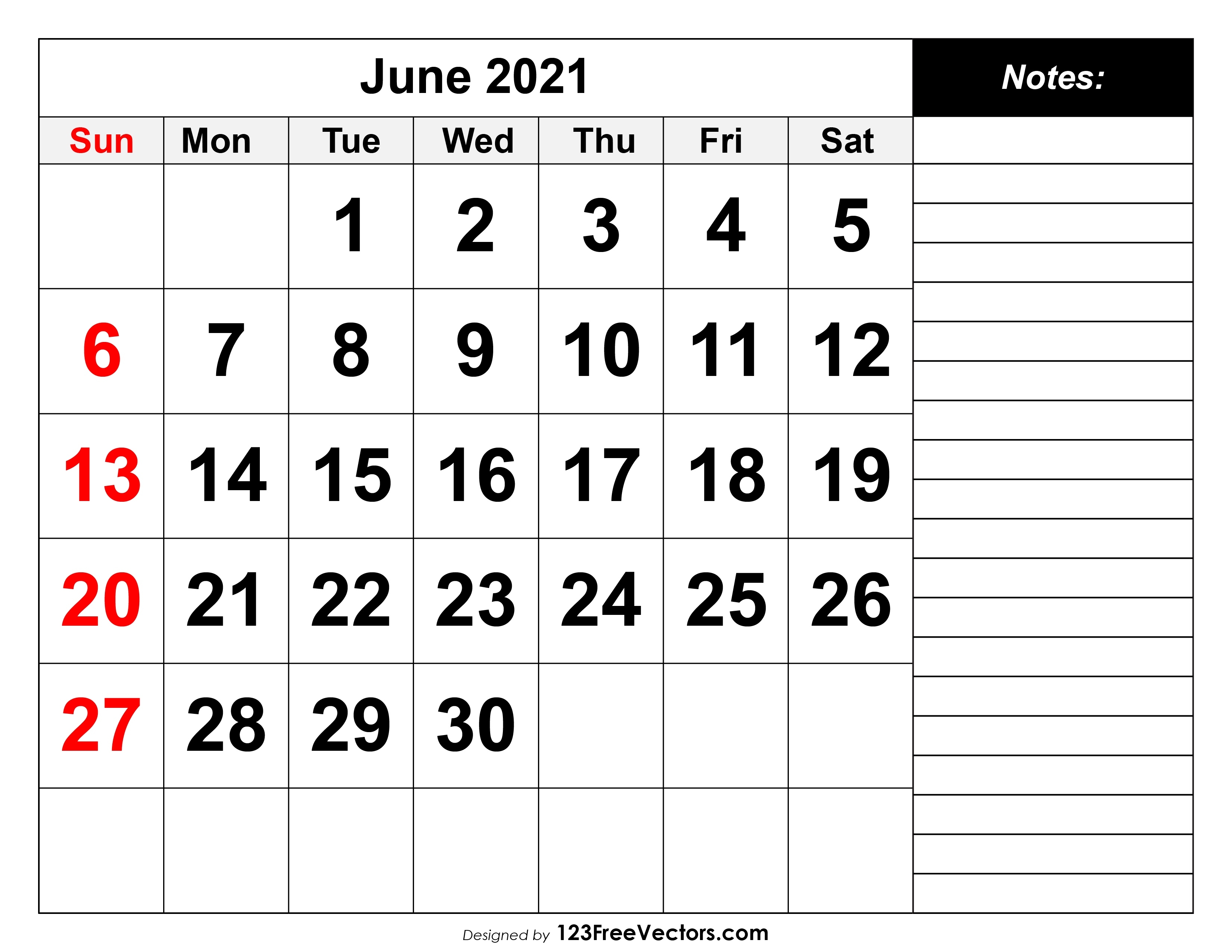 Free June 2021 Printable Calendar June 2021 Calendar With Tithi