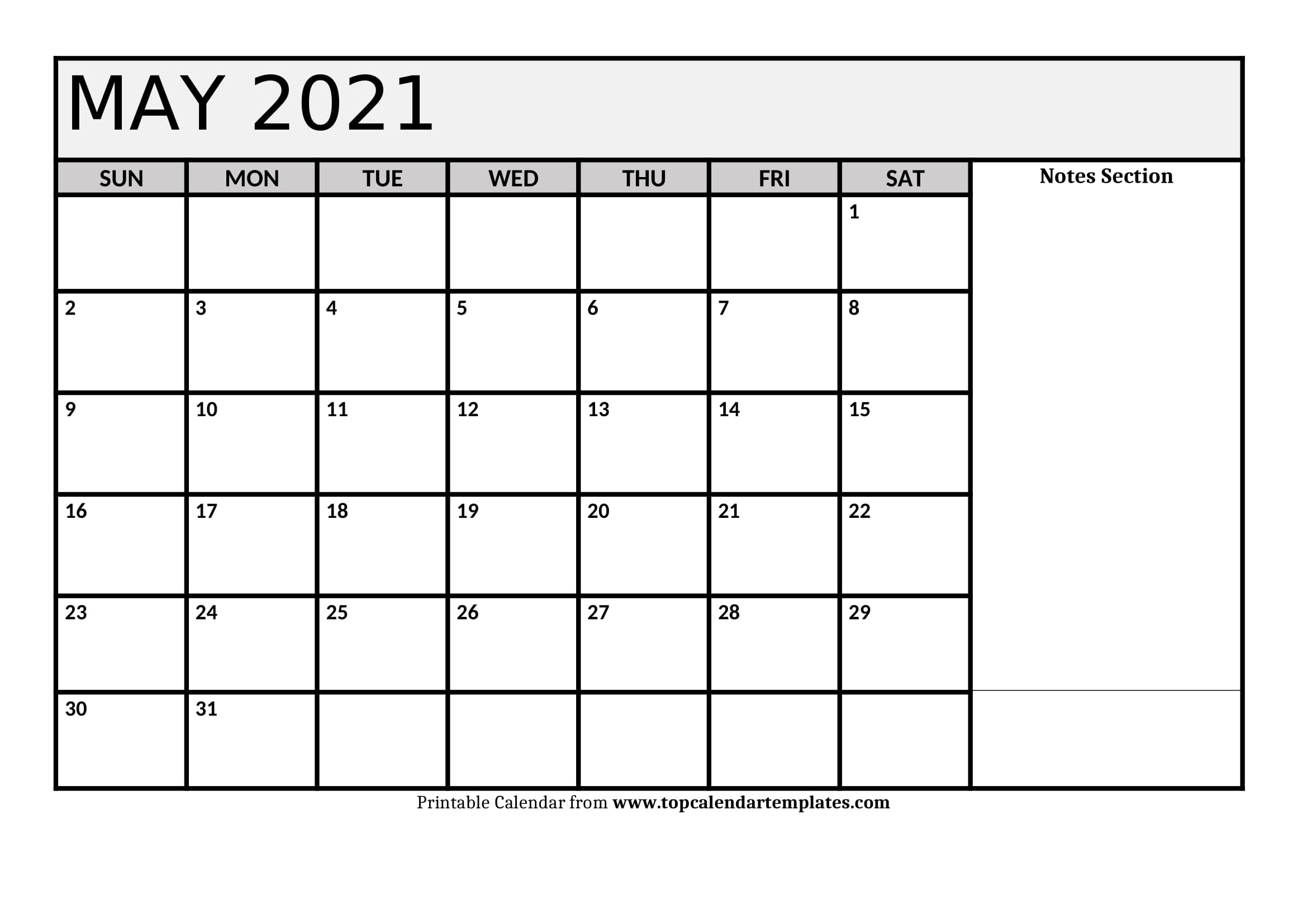 Free May 2021 Printable Calendar In Editable Format May-July 2021 Calendar