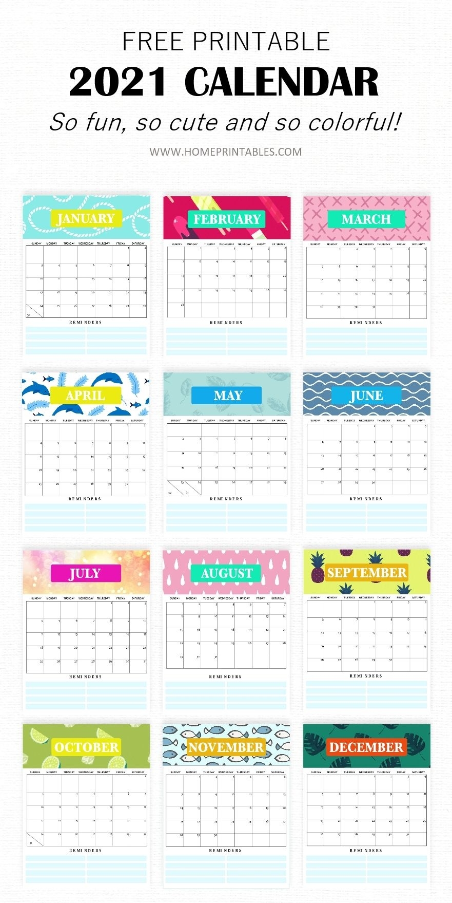 Free Monthly Calendar 2021 Printable: Super Cute Style! | Free Monthly Calendar, Calendar Cute August 2021 Calendar