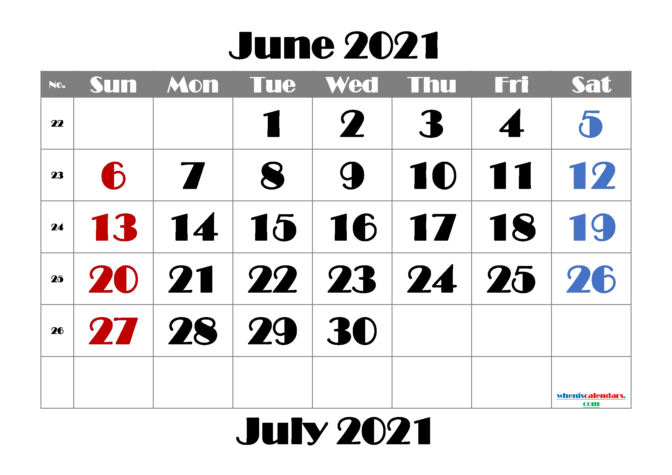 Free Printable June 2021 Calendar | Template M21Broadway1 June 2021 Calendar Printable