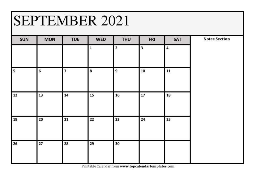 Free September 2021 Calendar Printable (Pdf, Word) Templates September 2021 Calendar Virgo
