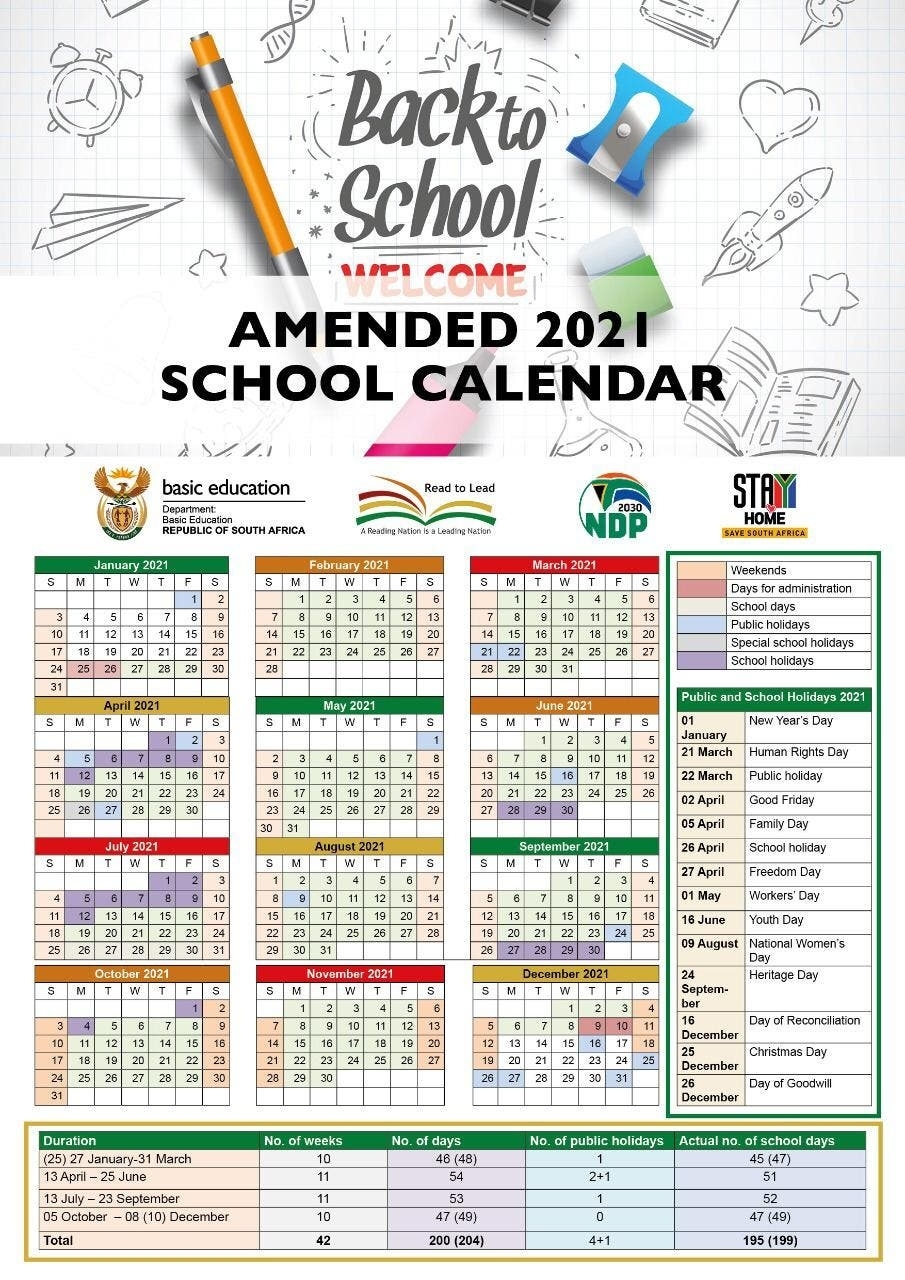 Here&#039;S The New School Calendar For 2021 - Schools To Reopen On 25 January | All4Women 25 June 2021 Islamic Calendar