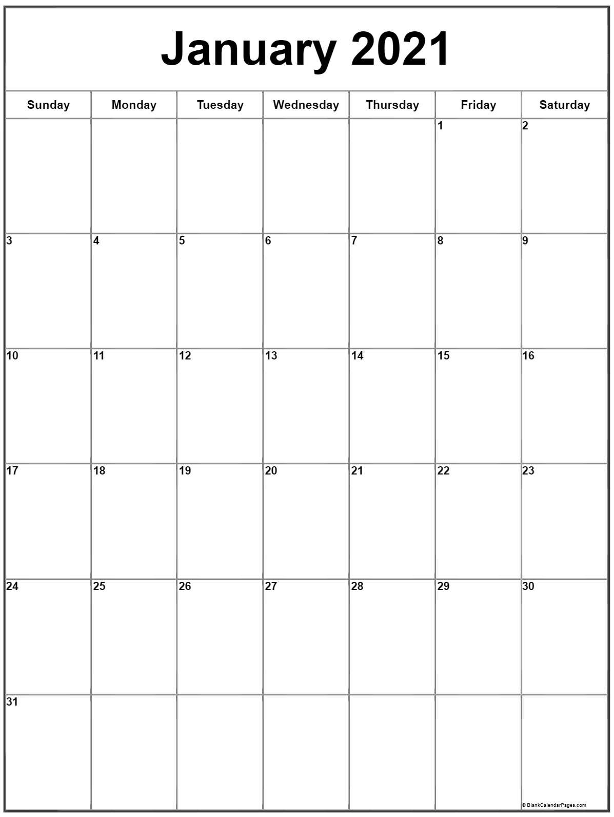 January 2021 Calendar - Calendar 2021 July 2021 Vertical Calendar