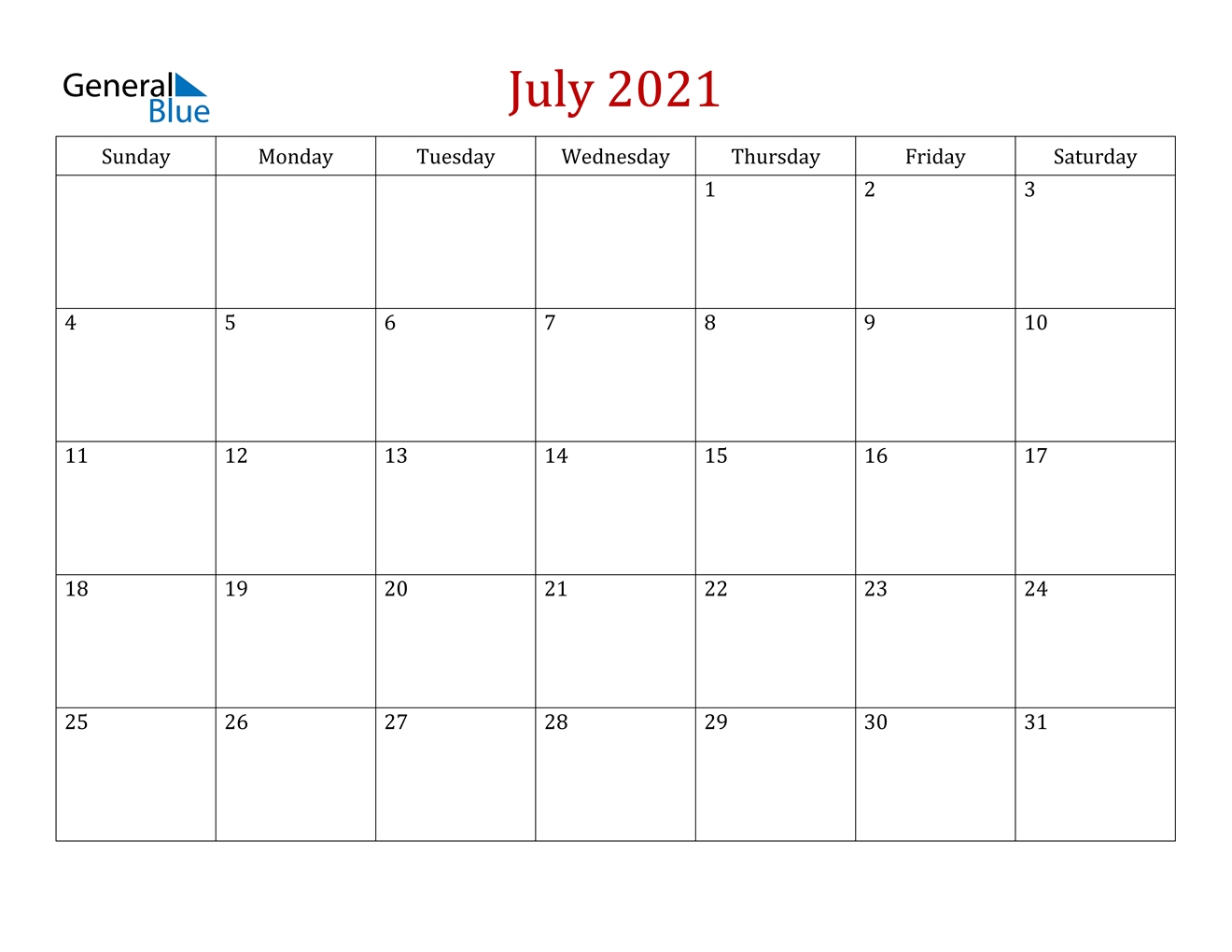 July 2021 Calendar - Pdf Word Excel Www.wiki-Calendar.com July 2021