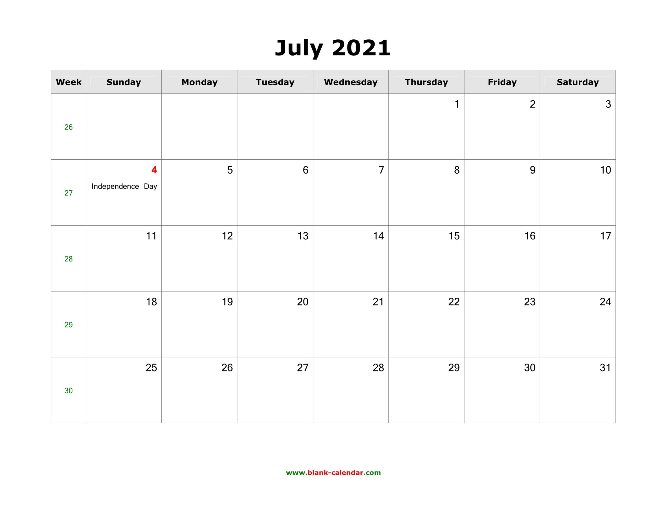 June 2021 Printable Calendar In Pdf, Word, Excel - Calendar End - 2020 Calendar Printable June Calendar Of 2021