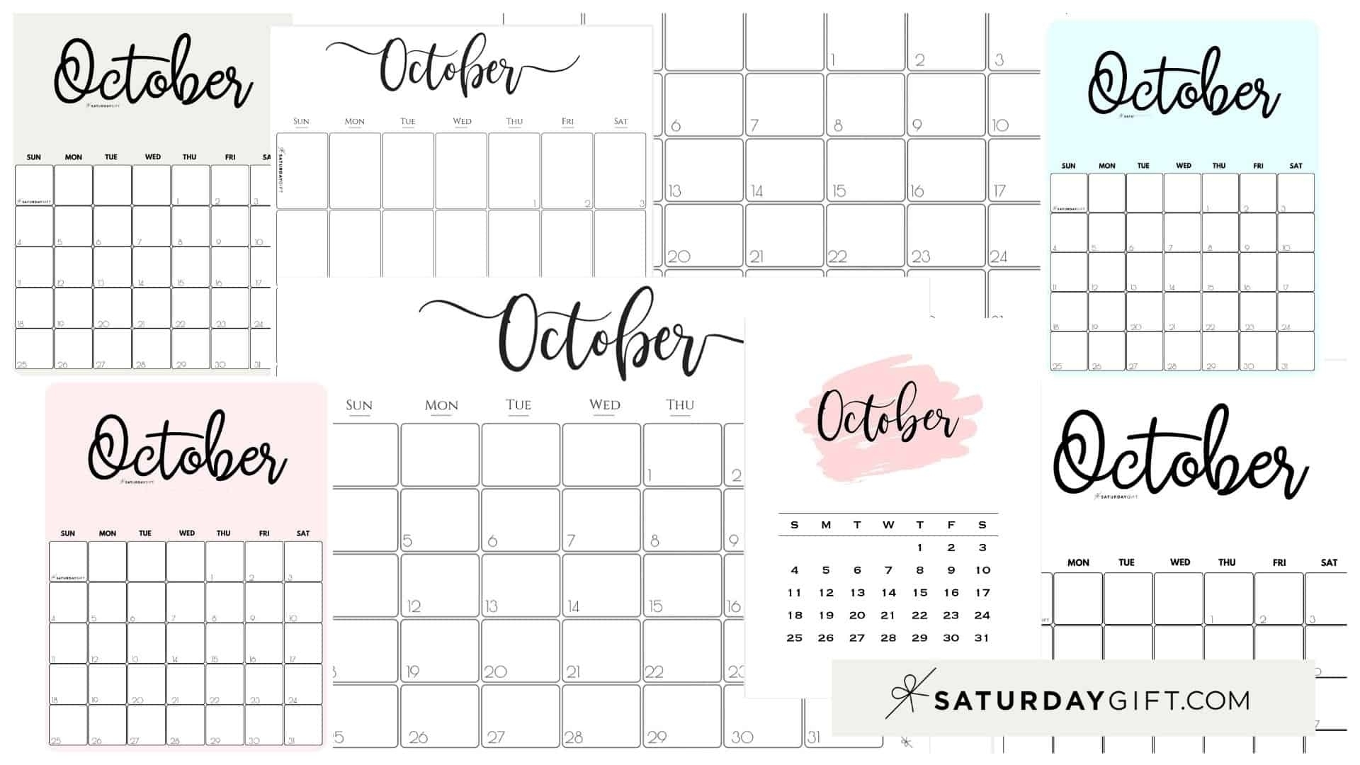 Lined Calendar 2021 Free Printable | Month Calendar Printable Cute October 2021 Calendar