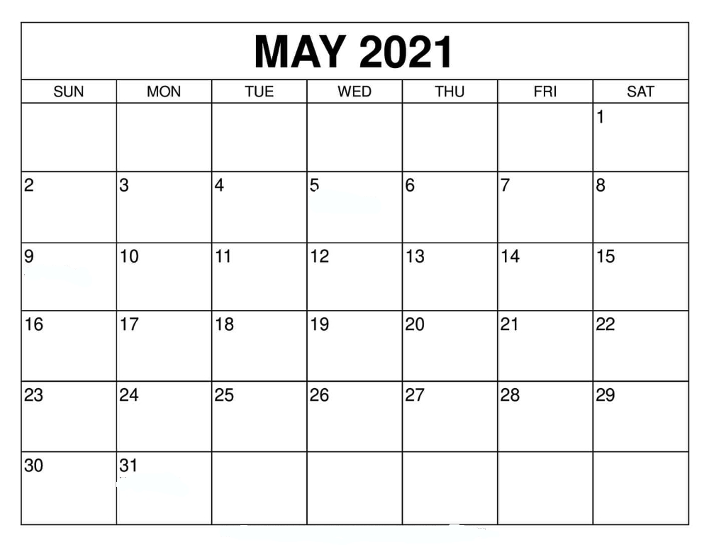 May 2021 Calendar With Holidays - Thecalendarpedia 2021 August Calendar Festival