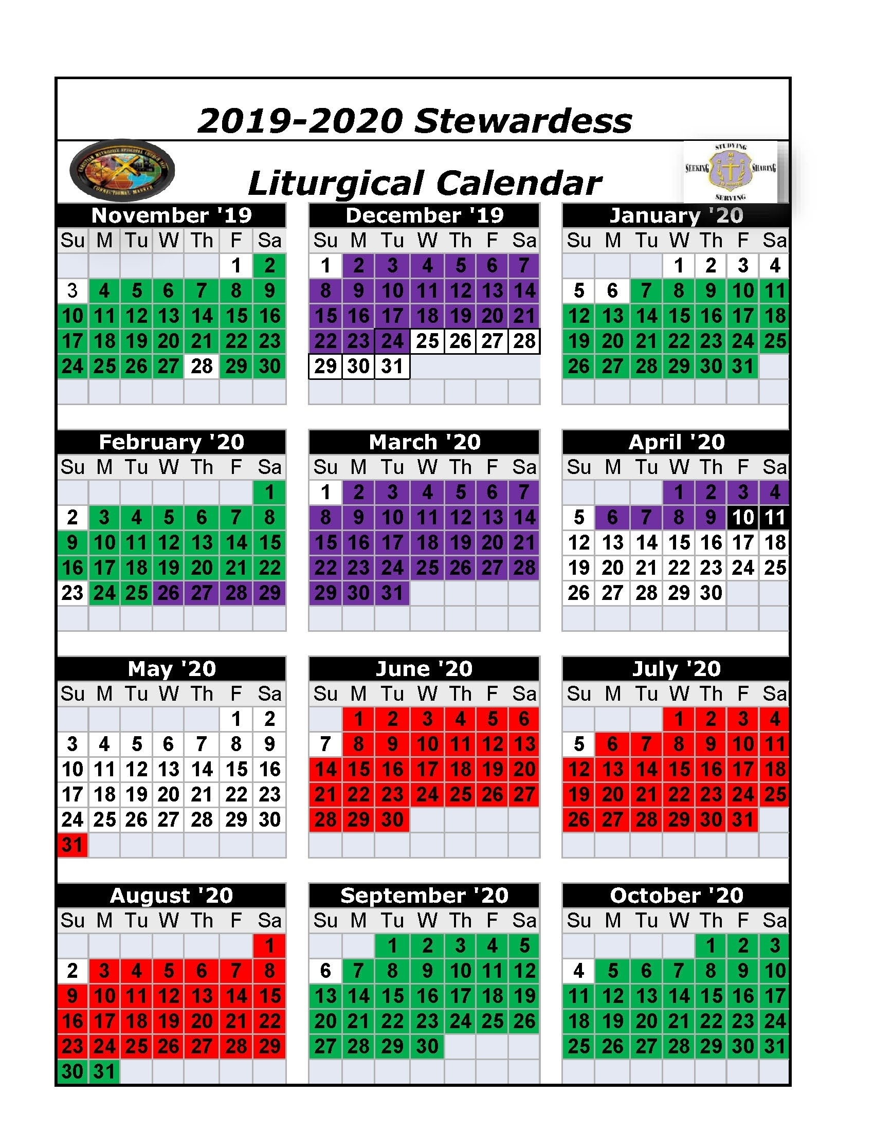 Methodist Lent 2020 Colors - Template Calendar Design July 2021 Calendar Printable Wiki