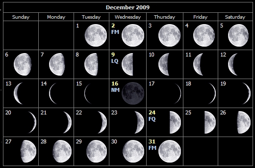 Moon Phases 2010 December^@# What Lunar Month Is December