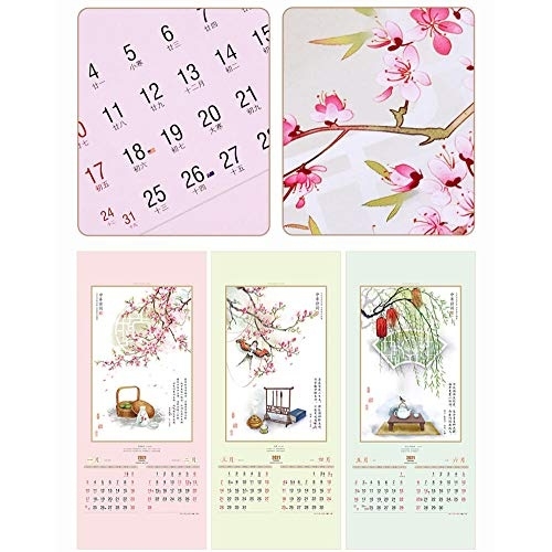 N A Chinese Top Calendars 2021 Picture Calendar 2021 For Lunar Year Of The Ox,15X35In, Chinese Chinese Lunar Calendar August 2021