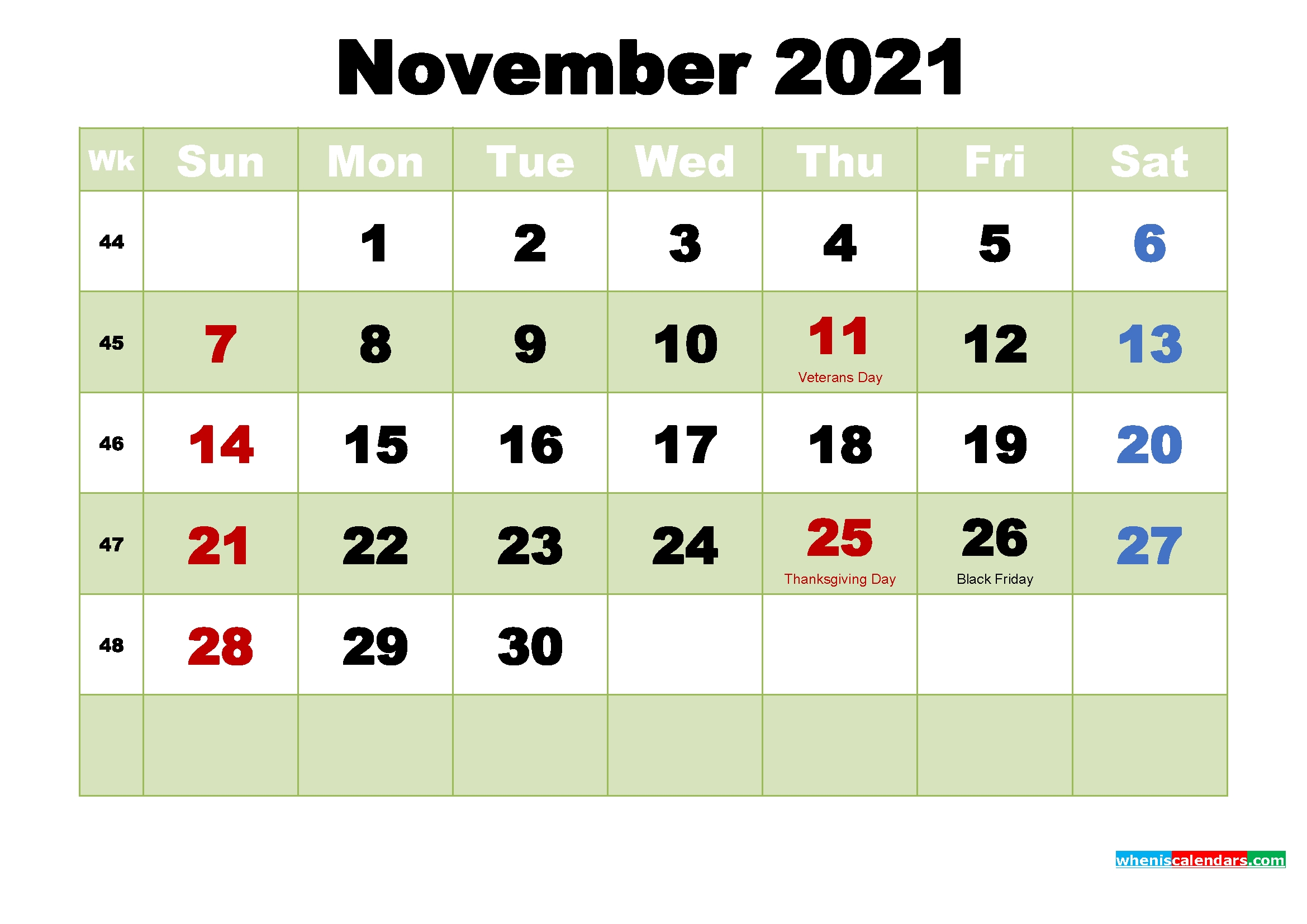 November 2021 Wallpaper Calendar | Lunar Calendar November 2021 Calendar Holidays