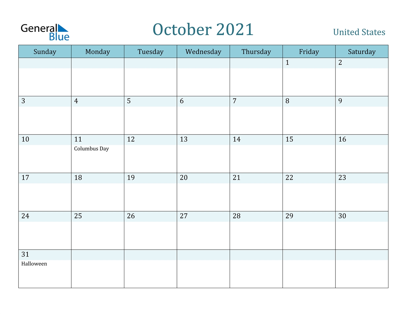October 2021 Calendar - United States Bengali Calendar 2021 October