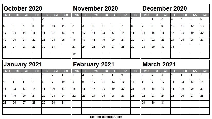 October 2021 Thru December 2021 Calendar | Calendar Printables Free Blank October 2021 Blank Calendar
