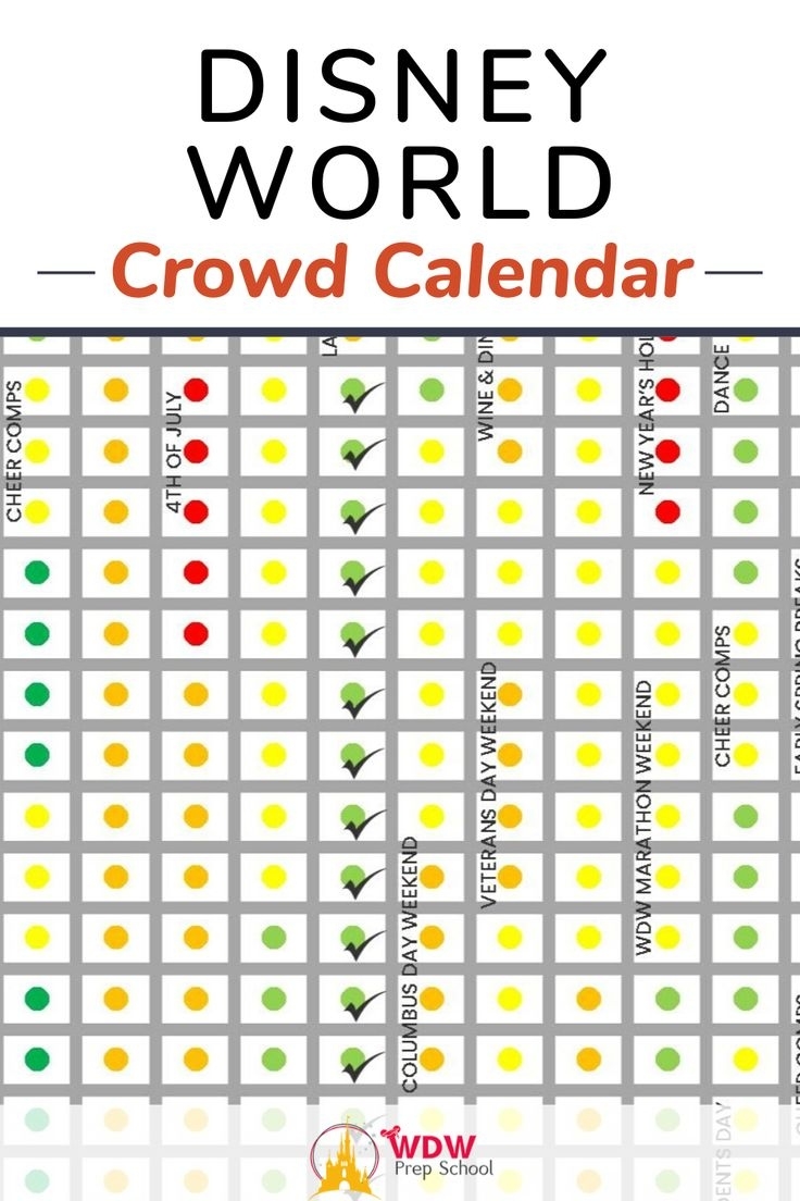 Pin On Disney World Planning Disney World Crowd Calendar June 2021