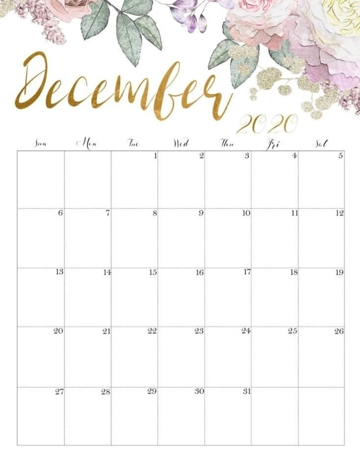 Printable Calendar 2021 January 2021 December 2021 | Etsy In 2020 | Calendar Printables December And January 2021 Calendar