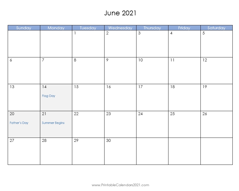 Printable Calendar June 2021, Printable 2021 Calendar With Holidays May And June 2021 Calendar Excel