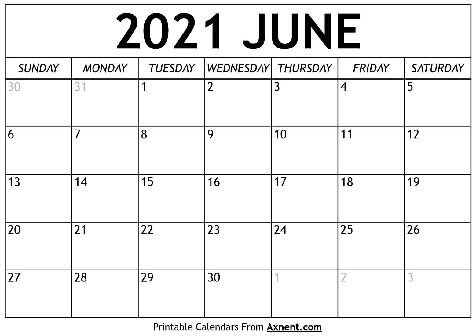 Printable June 2021 Calendar Template - Time Management Tools Printable June 2021 Calendar Template Printable June 2021 Calendar