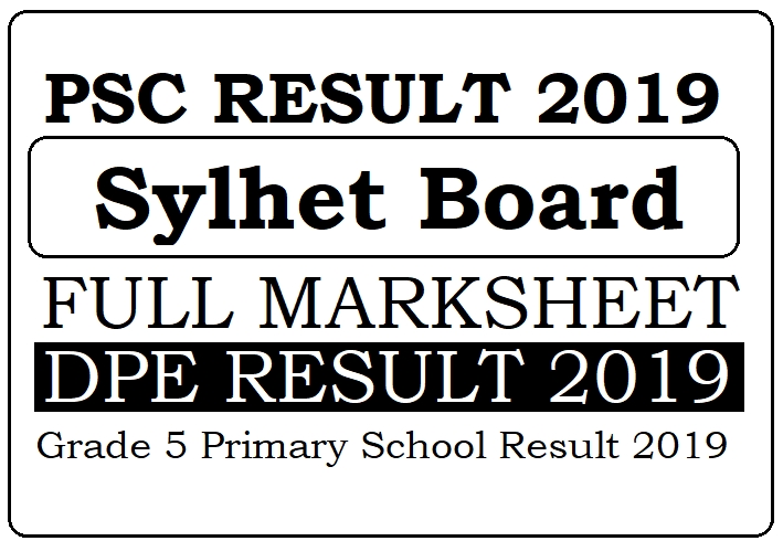 Psc Result 2020 Sylhet Board With Full Marksheet (*Available) Psc Exam Calendar June 2021