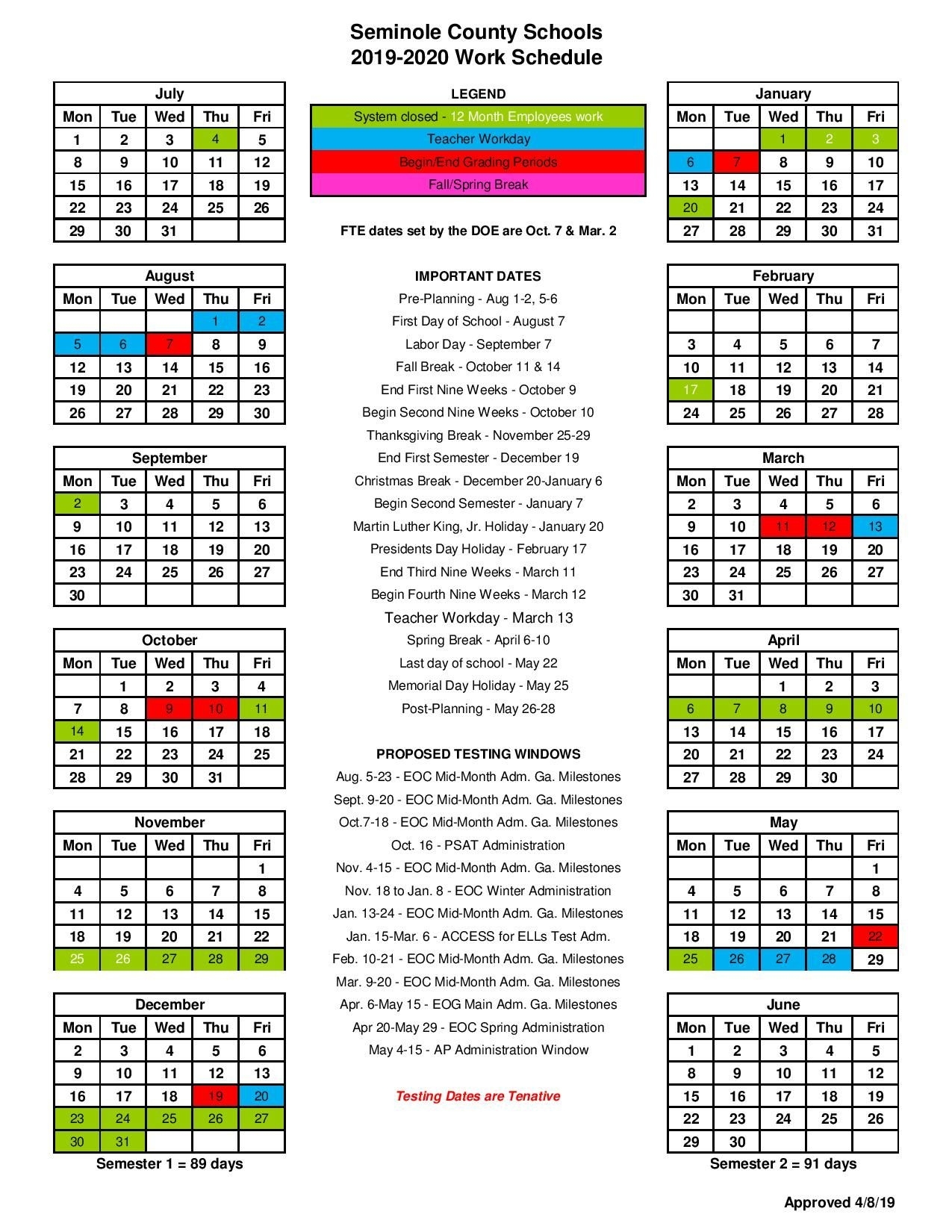 Seminole County Public Schools Calendar 2021 | 2021 Calendar Wiki June 2021 Calendar
