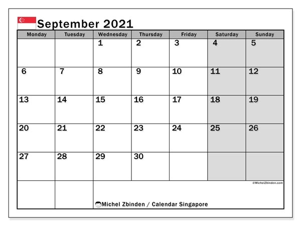 September 2021 Calendars &quot;Public Holidays&quot; - Michel Zbinden En September 2021 Calendar Panchang
