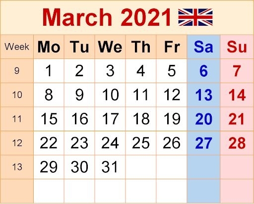 Uk Holidays Calendar March 2021 In 2020 | Calendar Printables, September Calendar, Calendar June Wiki Calendar August 2021