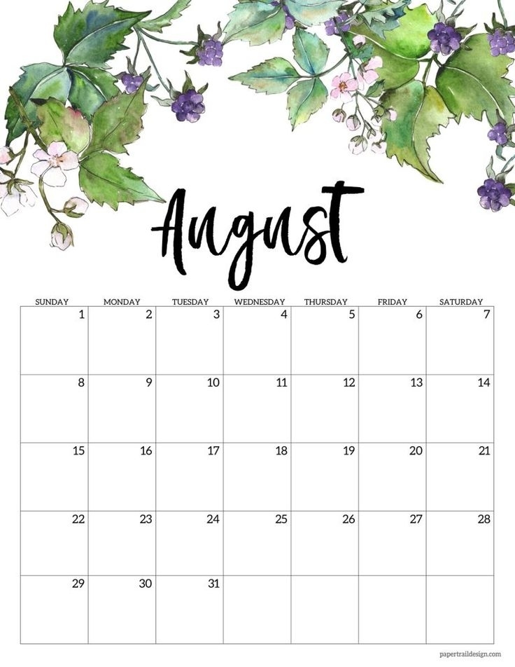 2021 Free Printable Calendar - Floral | Paper Trail Design | Print Calendar, Free Printable December 2021 Calendar Floral