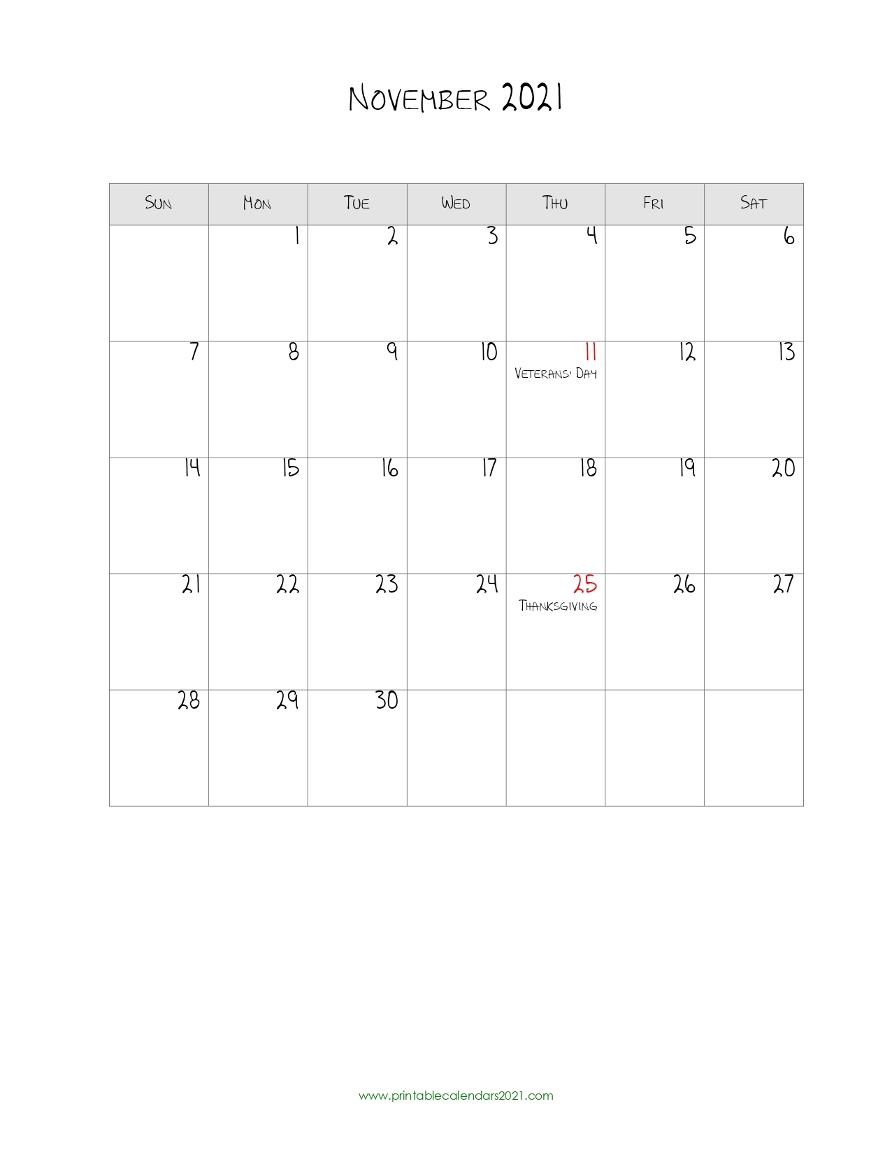 44+ November 2021 Calendar Printable, November 2021 November 2021 Calendar Pdf
