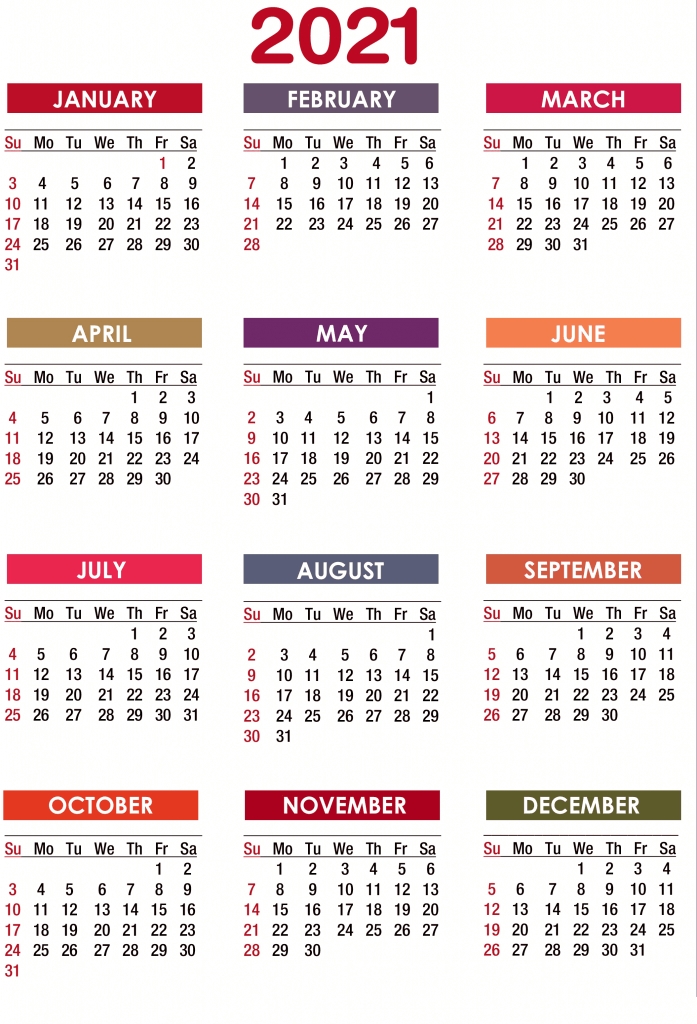 Best 2021 Yearly Calendar Next Year August Calendar 2021