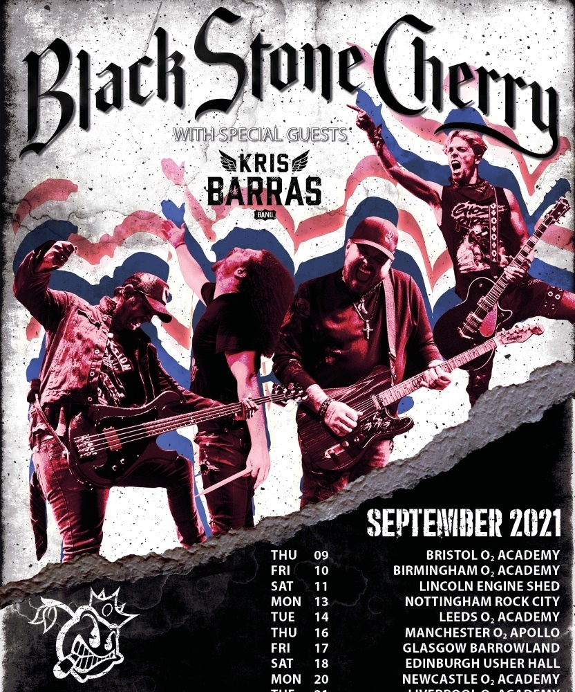 Black Stone Cherry - September 2021 - 23 September 2021 - The Leas Cliff Hall - Event/Gig September 2021 Events