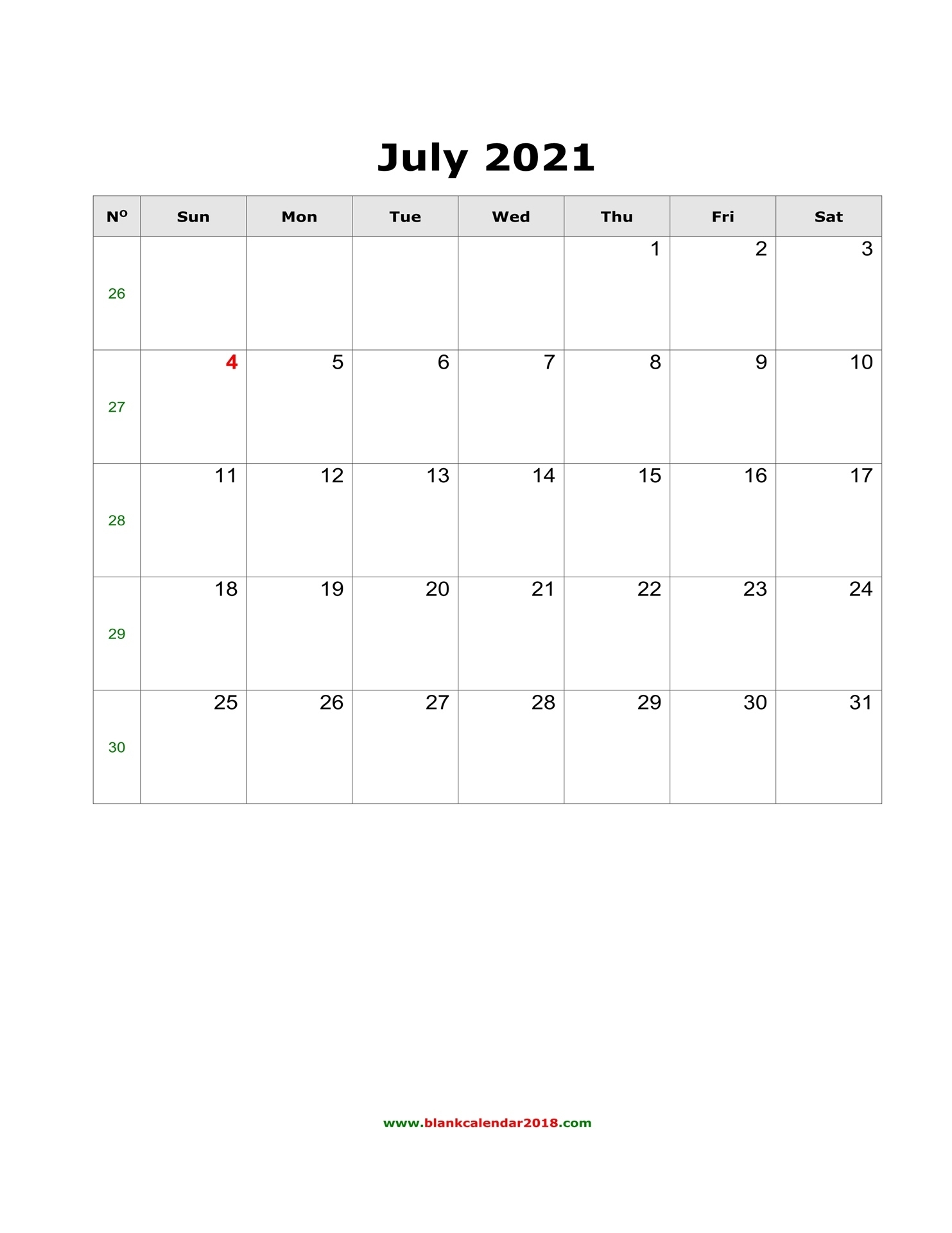 Blank Calendar July 2021 Portrait February To July 2021 Calendar