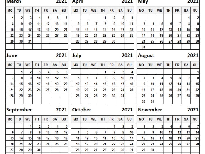 Calendar 2021 Archives - January To December Calendar December 2020 - March 2021 Calendar