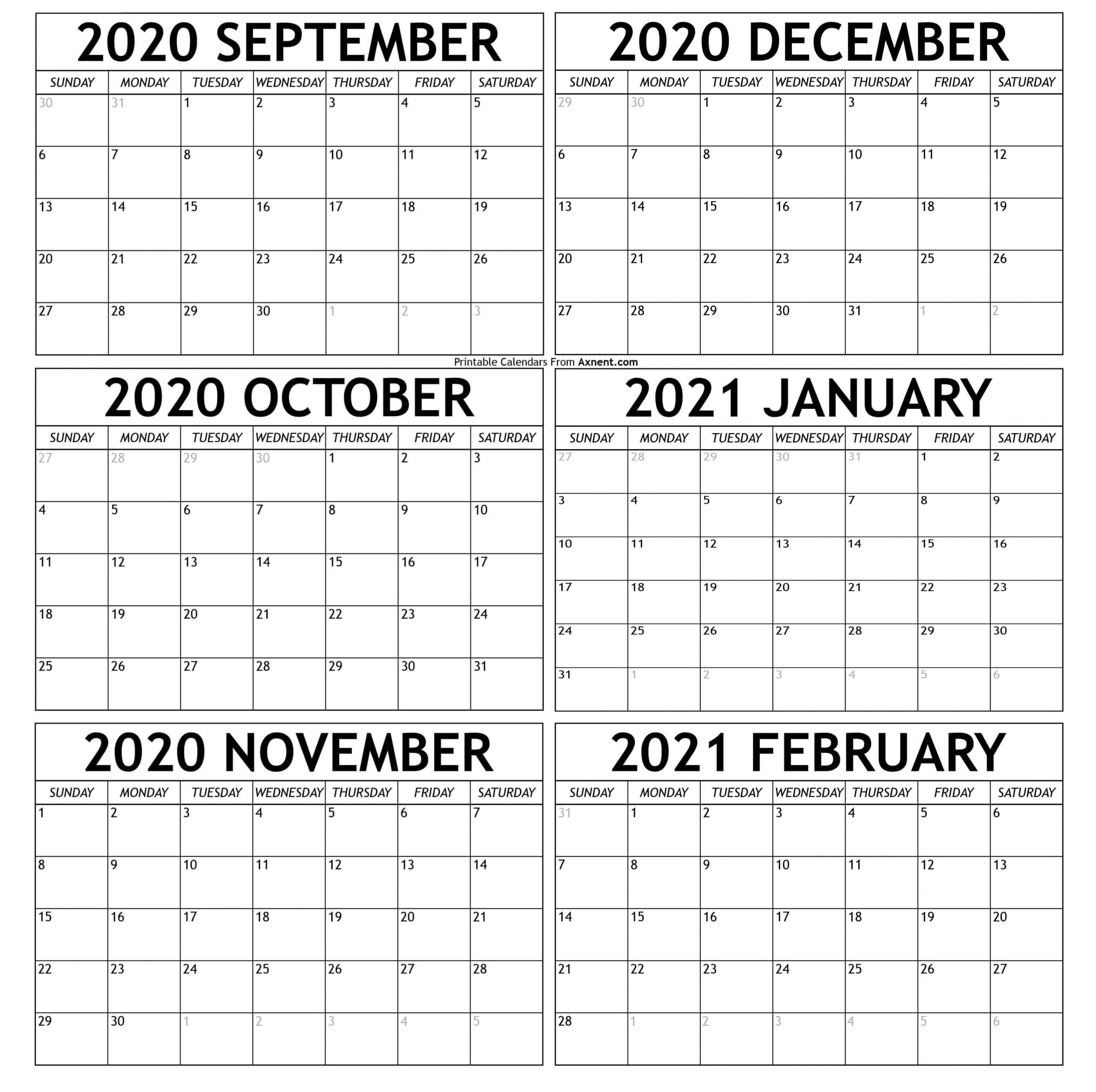 Collect Calendar September October 2021 | Best Calendar Example October 2020 Through September 2021 Calendar