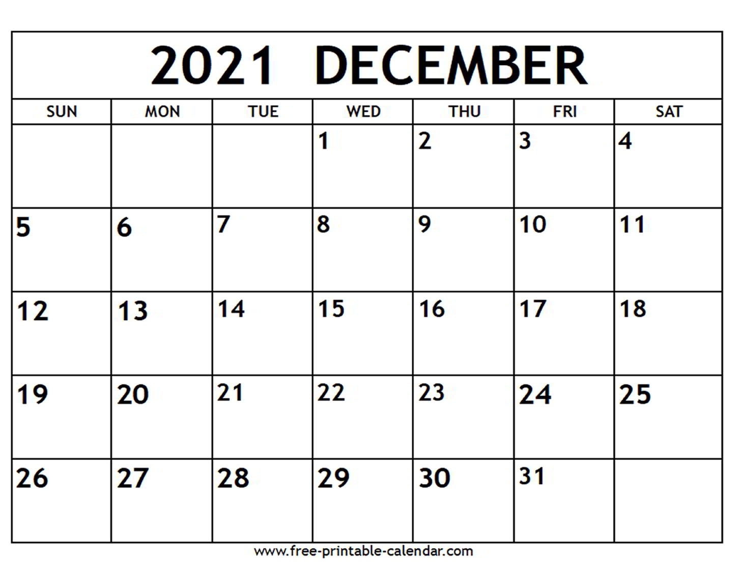 December 2021 Calendar - Free-Printable-Calendar December 21St 2021 Mayan Calendar