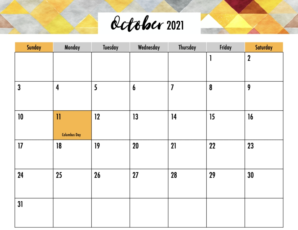 Editable 2021 Calendar Printable - Gogo Mama October 2020 Through September 2021 Calendar