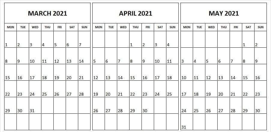 Editable March April May 2021 Calendar Printable In 2021 | Calendar Printables, December January Editable December 2021 Calendar