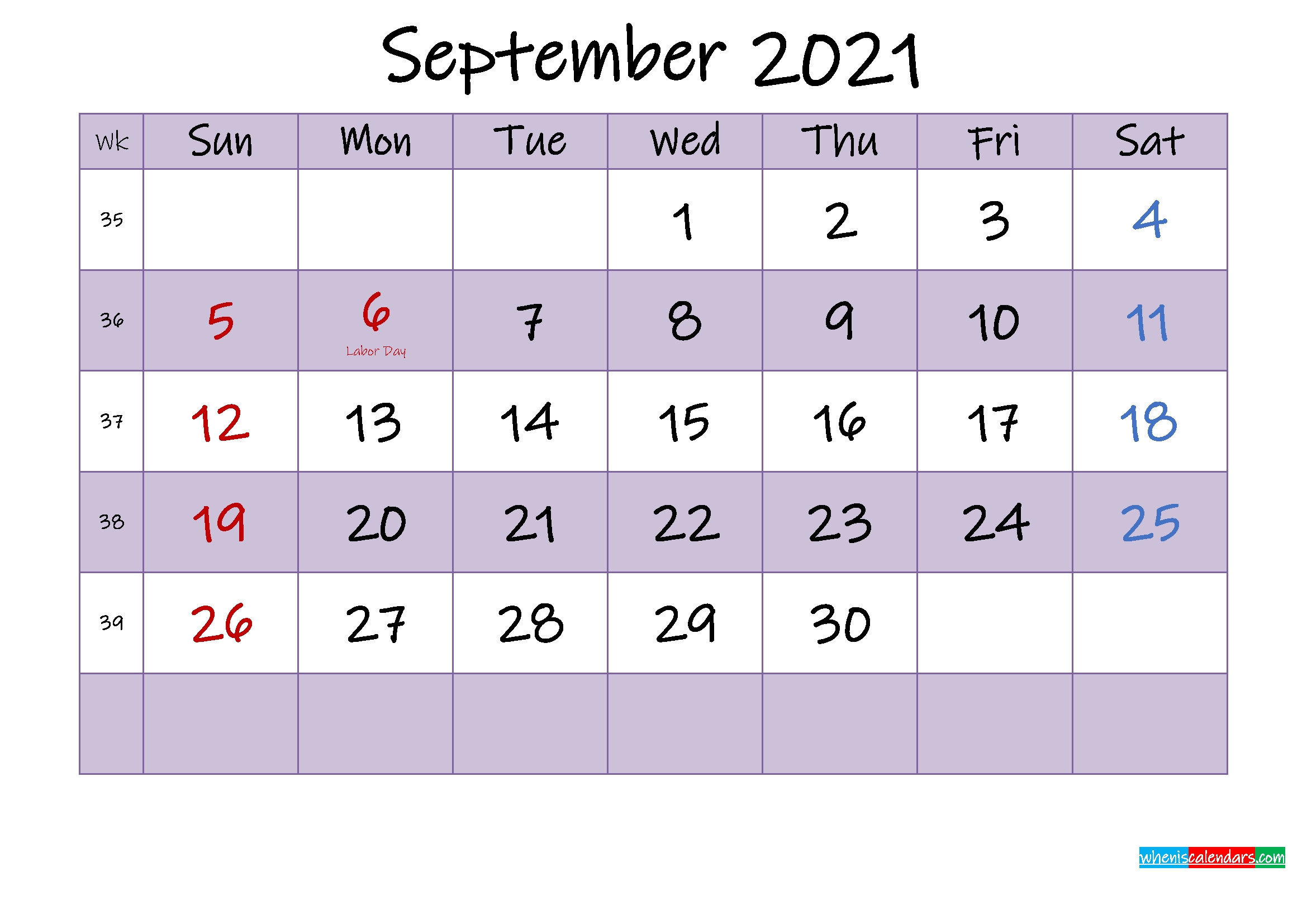 Editable September 2021 Calendar - Template No.ink21M465 | Free Printable 2020 Calendar With Printable Calendar September 2020 To August 2021