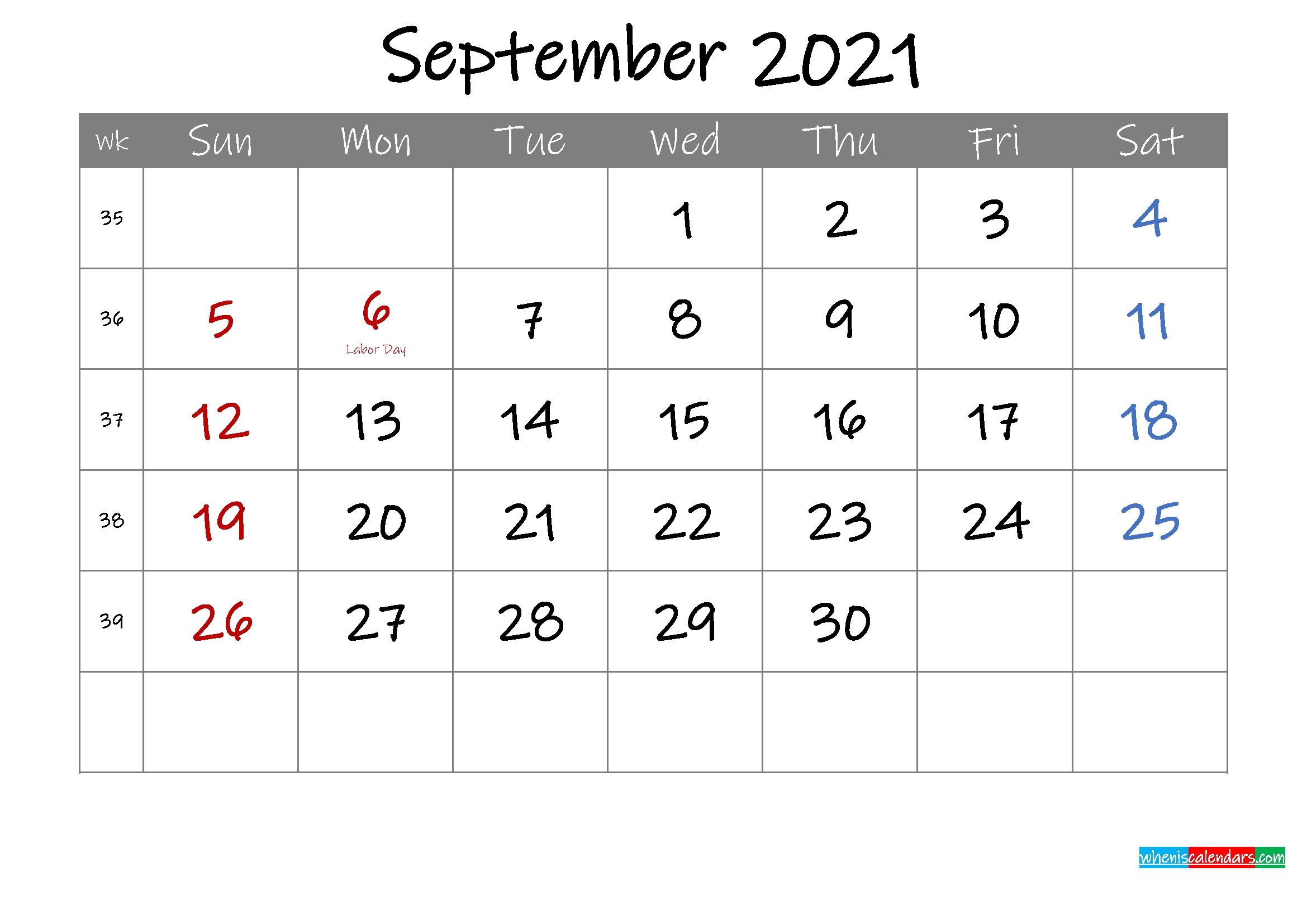 Editable September 2021 Calendar With Holidays - Template Ink21M9 | Free Printable 2020 Monthly Sept 2020 To July 2021 Calendar
