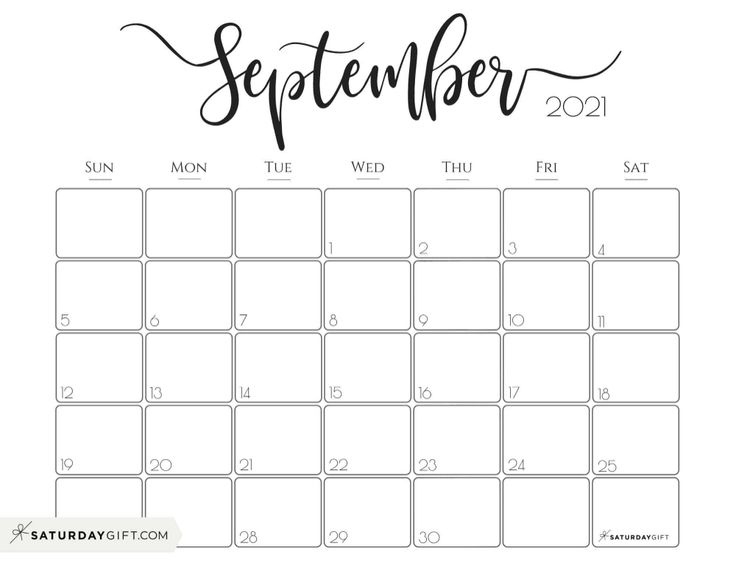 Elegant 2021 Calendar By Saturdaygift - Pretty Printable Monthly Calendar In 2020 | Monthly August 2021 Calendar Saturdaygift