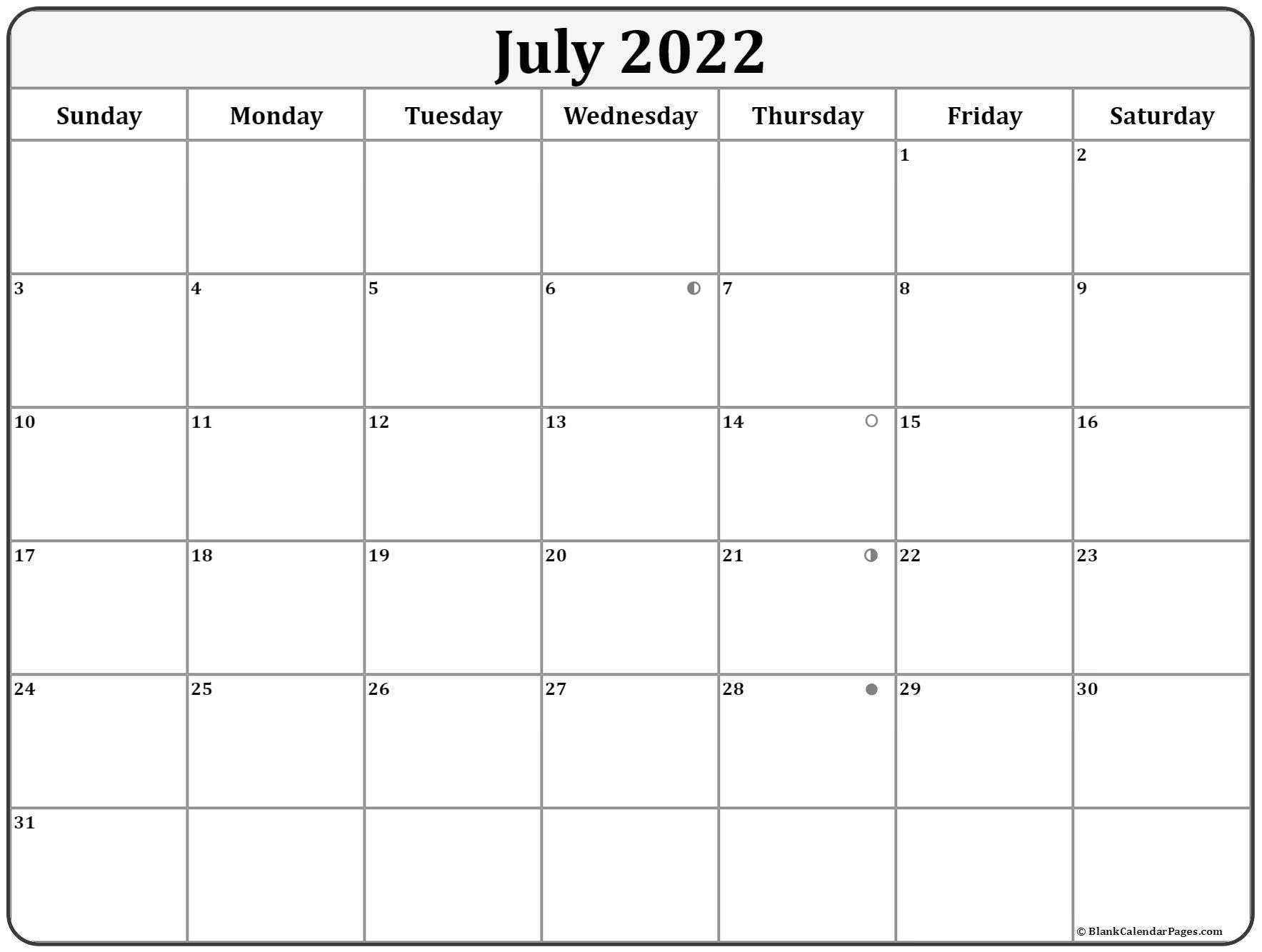 February 2021 Full Moon Phases Calendar - Calendar 2020 July 2021 Lunar Calendar