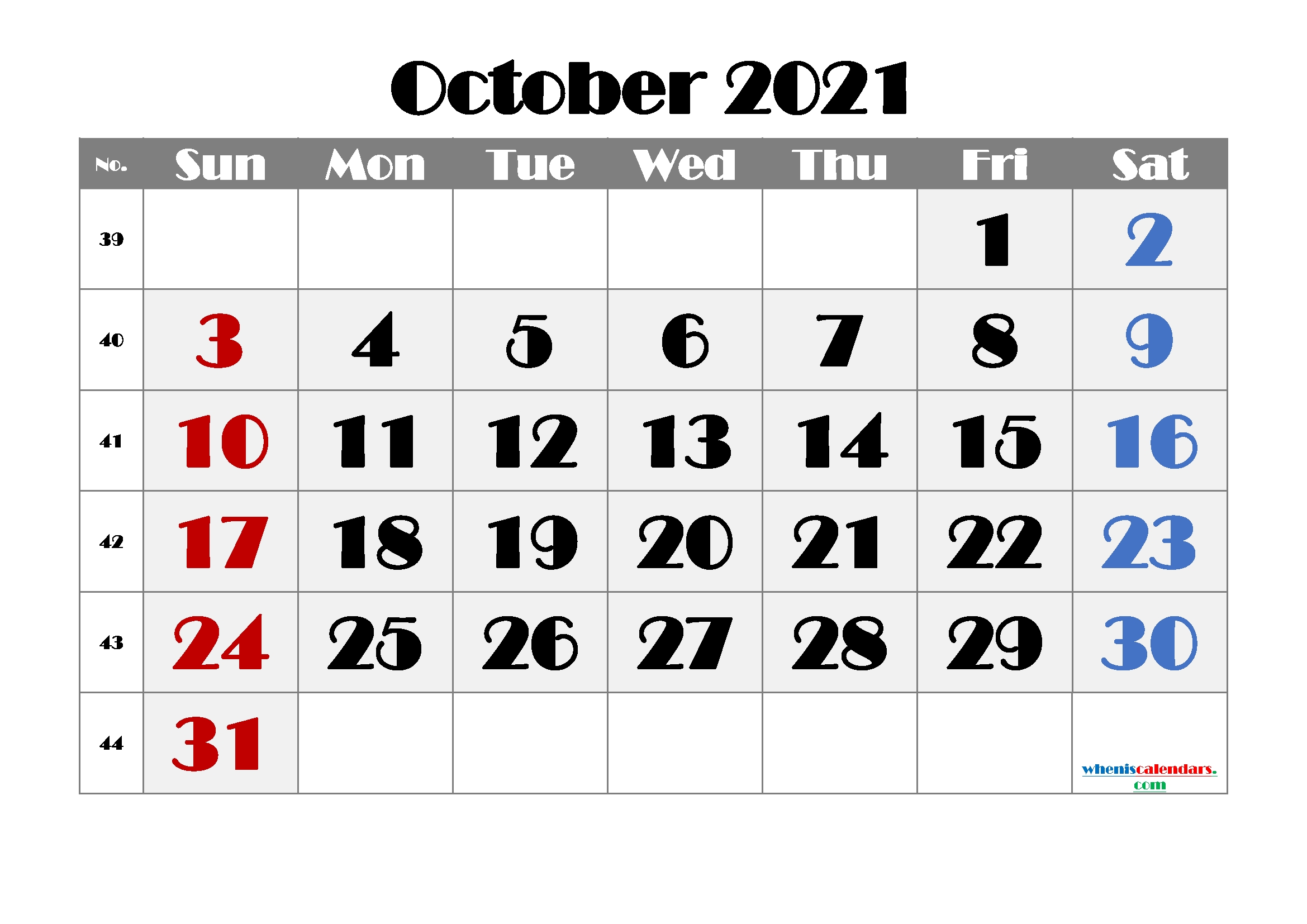 Free Printable Calendar October 2021 2022 And 2023 October 2021 Calendar Cute