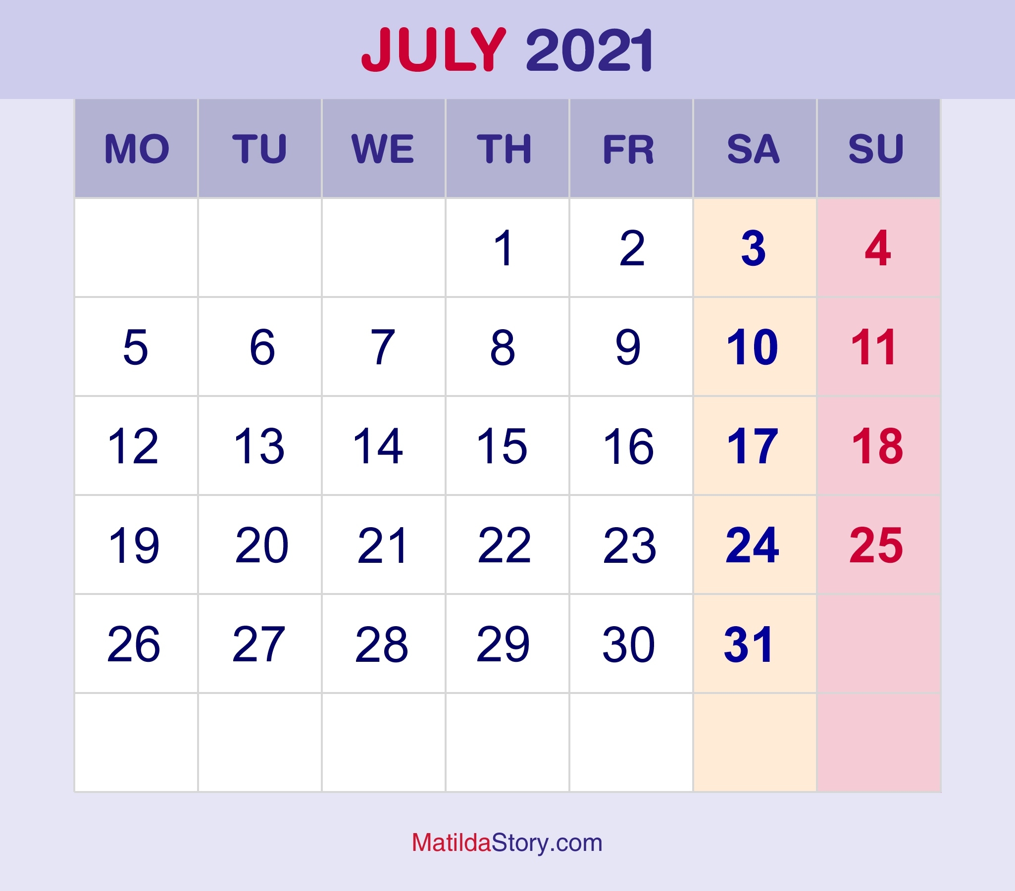 July 2 2021 Calendar | Calendar 2021 February To July 2021 Calendar