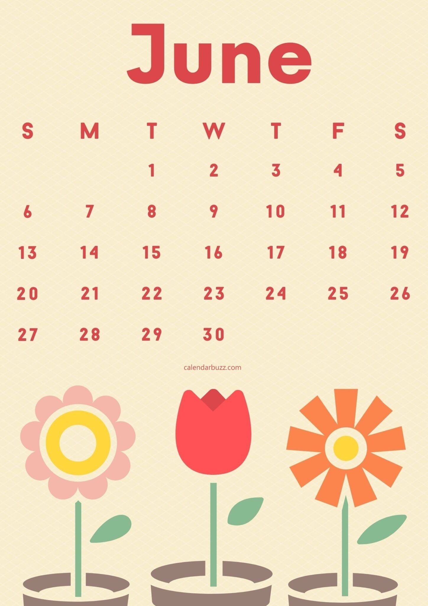 June 2021 Printable Calendar Free Download | Calendarbuzz Www.wiki-Calendar.com June 2021