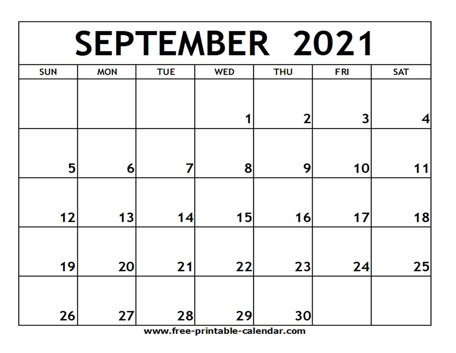 Printable Calendar September October 2021 | Free Printable Calendar Calendar For August And September 2021