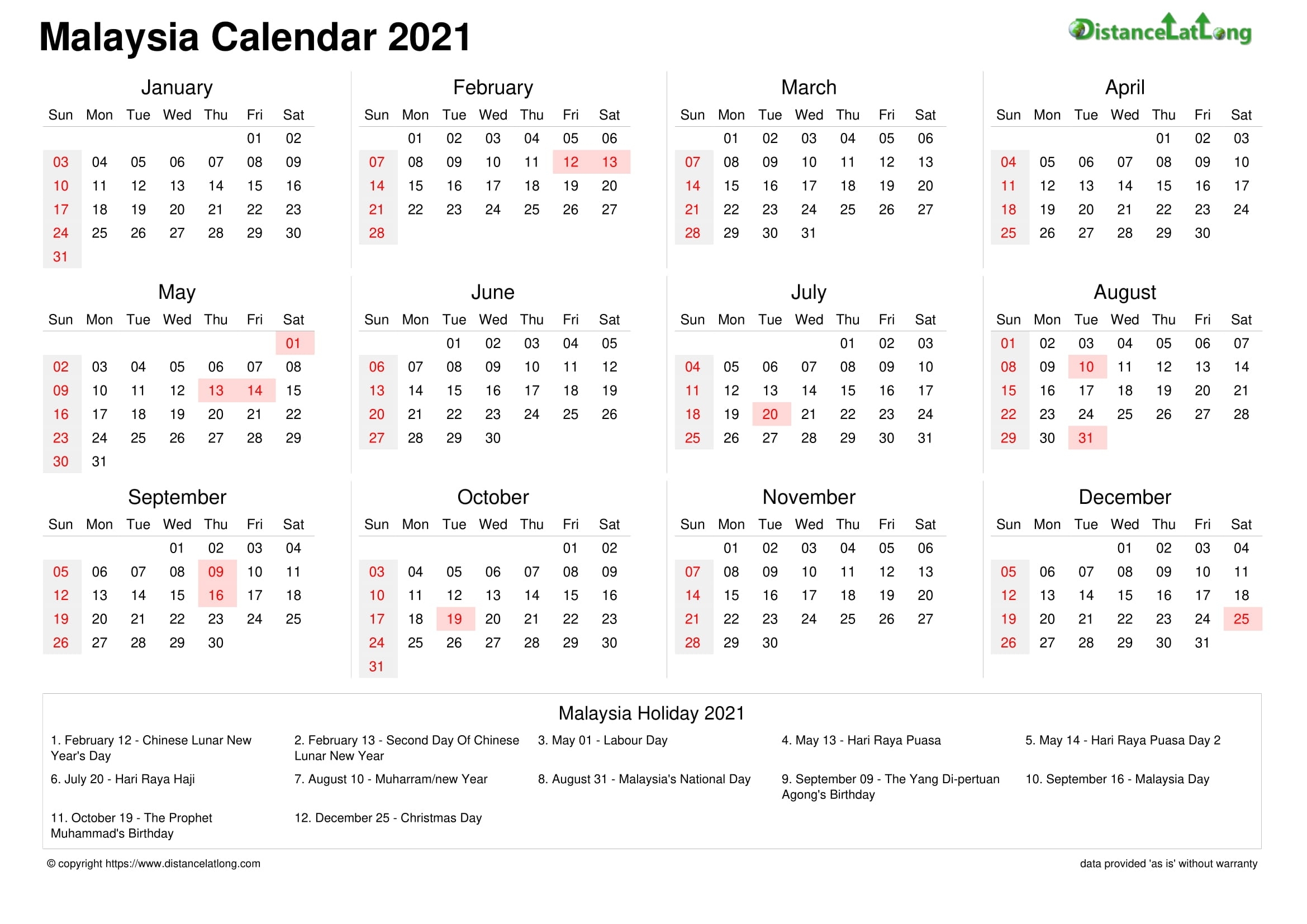 See Also: September 2021 Calendar Malaysia