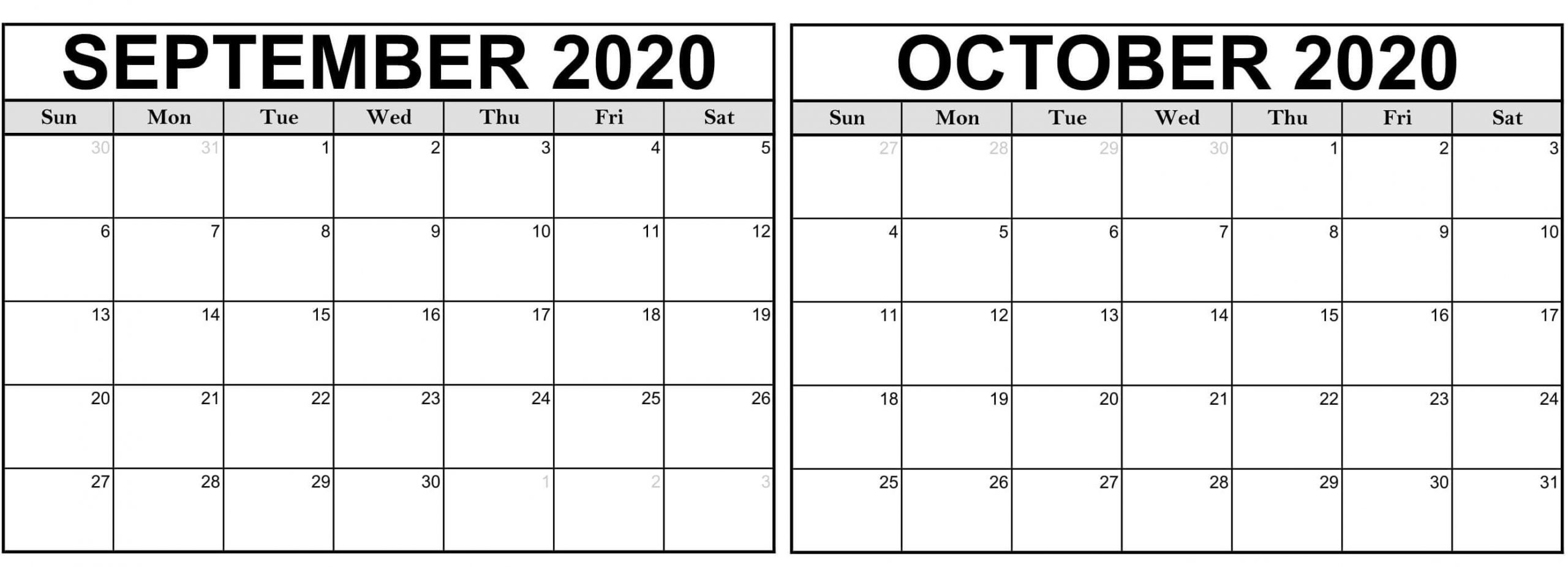 September 2020 To February 2021 Calendar With Notes - 2019 Calendars For Students Education October 2020 Through September 2021 Calendar