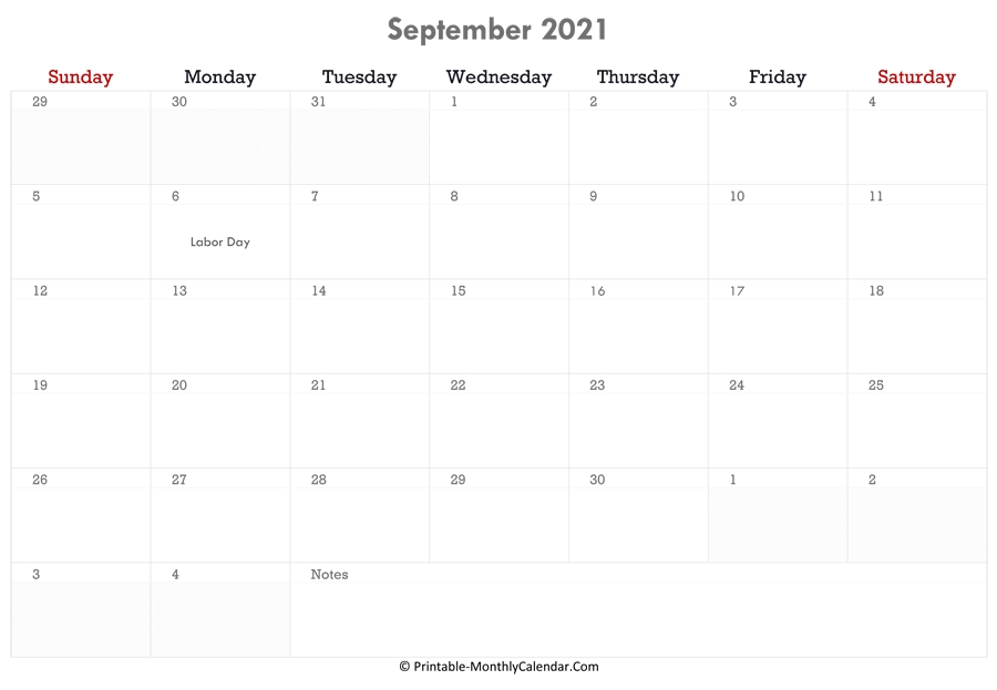 September 2021 Calendar Printable With Holidays Canada September 2021 Calendar