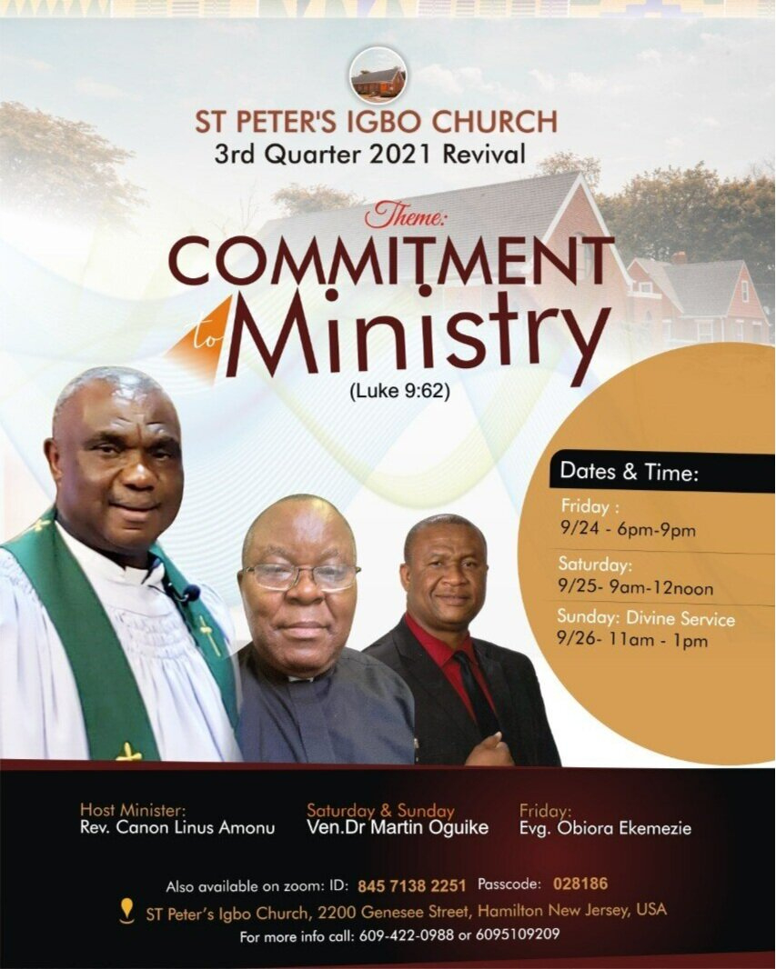 2021 Revival: Quarter 3! — St. Peter&#039;S Igbo Anglican Church Igbo Calendar For December 2021
